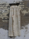 Mutedance 25 Autumn and Winter Elastic Wide Waist Drawstring Casual Pants Series Floral Dye MD-MD25FW71-nude